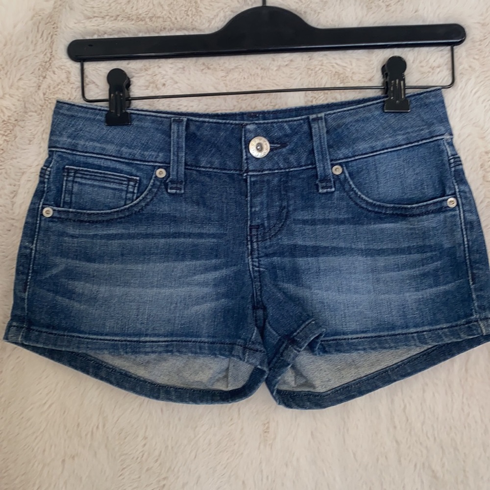 Guess Jean Shorts size 24 with bling detail